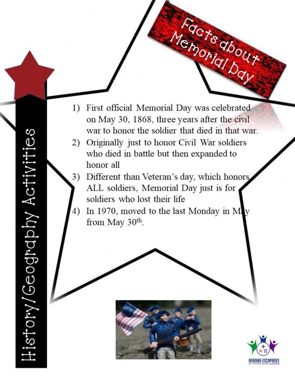 Memorial Day Unit Study - Image 3